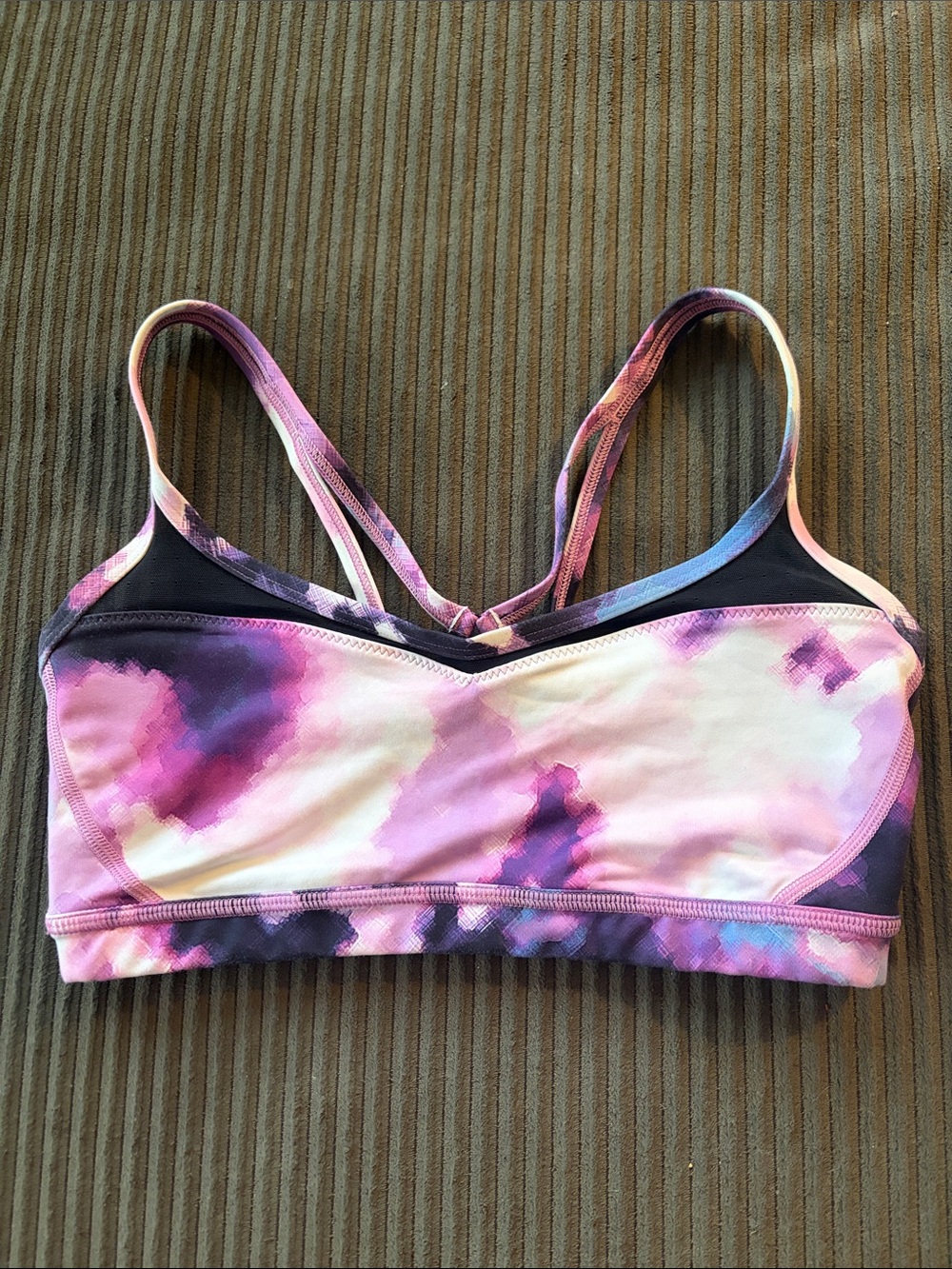 Graphic Print Lululemon Sports Bra